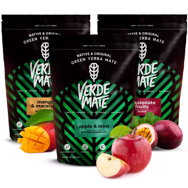Yerba mate-sæt Verde Mate Grøn frugtagtig 3x500 1,5 kg