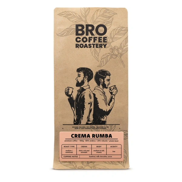 Bro Coffee Roastery – Helbønnekaffe Crema Rumba 400 g