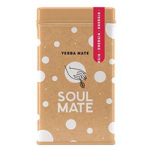 Yerbera – Metaldåse + Soul Mate Orgánica Energia 0,5 kg