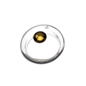 Glas tekande med brygger Diamante 1200ml