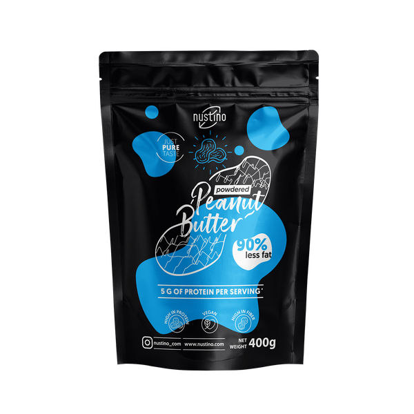 Nustino – Jordnøddesmør i pulverform – Pure 400 g