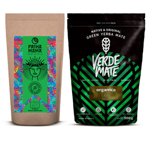 Sæt: Yerba Mate + Guayusa Pachamama 2x500g
