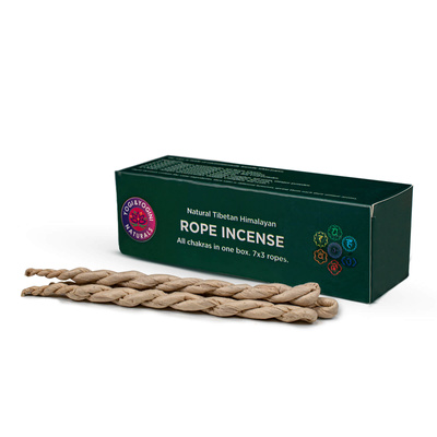 Rope røgelse Yogi & Yogini Naturals – Syv Chakraer
