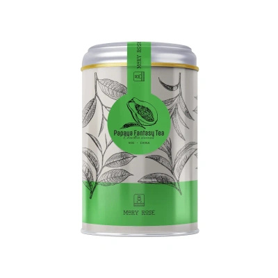 Mary Rose - Papaya Fantasy Grøn Te i dåse - 50g