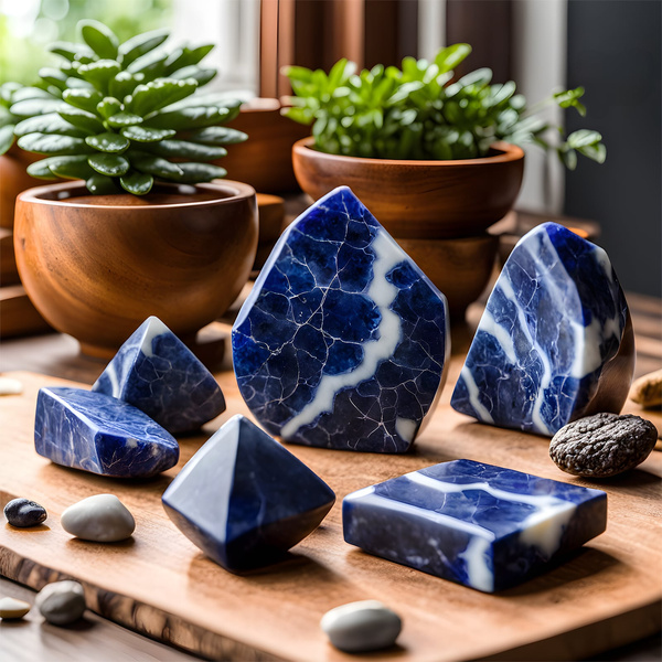 Sæt af natursten, krystaller og røgelse - esoterik, yoga, meditation