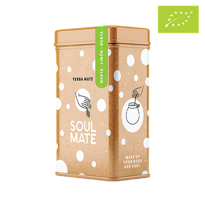Yerbera – Metaldåse + Soul Mate Orgánica Menta Limon 0,5 kg