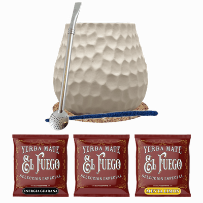 Yerba mate-sæt El Fuego 3x50g