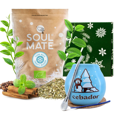 Gavesæt Yerba Mate Soul Mate Frosty Season 500g