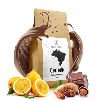Mary Rose - hel bønnekaffe Brasilien Cerrado premium 200g