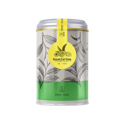 Mary Rose - Assam Earl Grey te i dåse - 50g