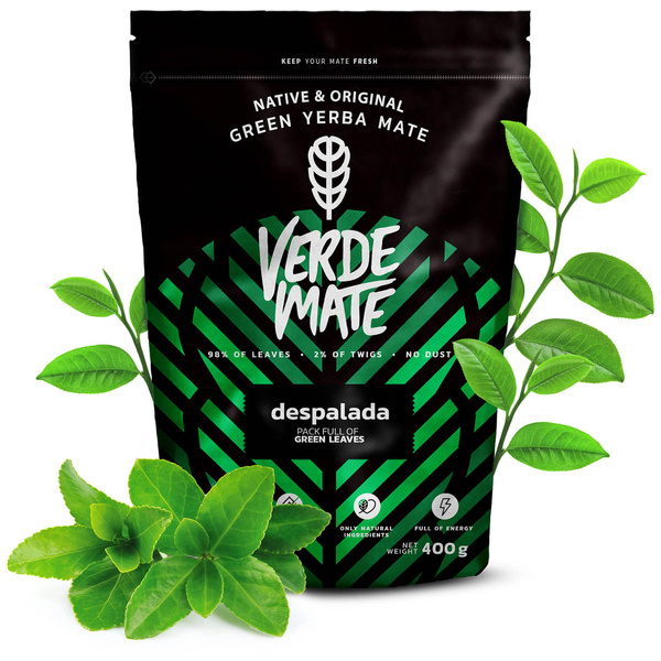 Yerba Mate Sæt Verde Mate 400g 0,4kg Kalabas + Bombilla
