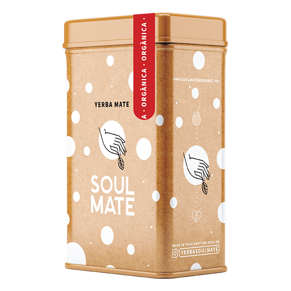 Yerbera – Metaldåse + Soul Mate Orgánica Elaborada 0,5 kg