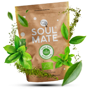 Yerba Mate Sæt Soul Mate Elaborada 500g 0,5kg Yerbomos + Kalabas + Bombilla