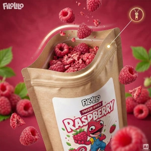 FiloLilo – Frysetørret hindbær 20 g