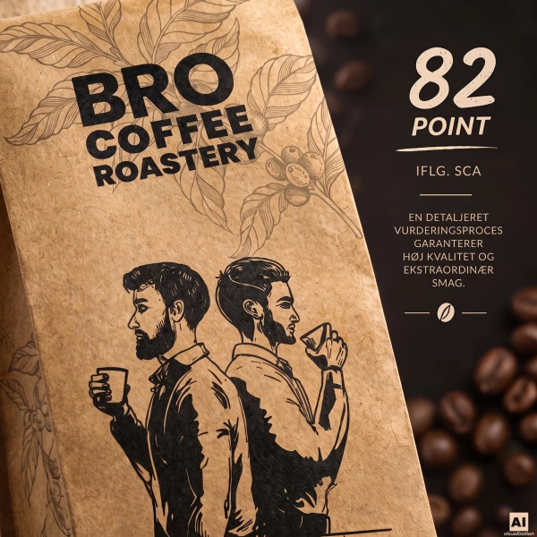 Bro Coffee Roastery – Helbønnekaffe Brazil Mogiana Premium 400 g