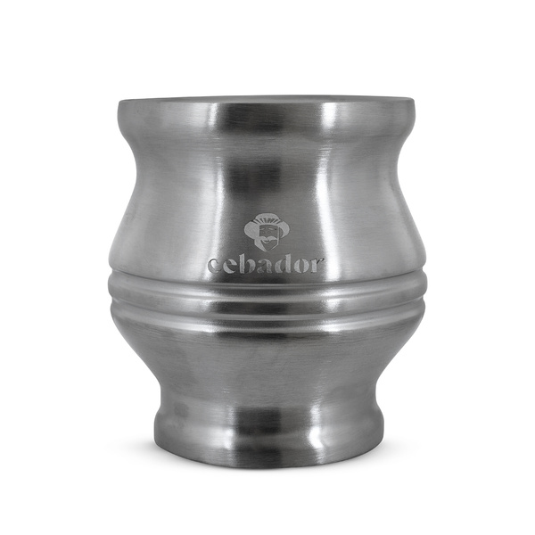 TermoColador – termokop til yerba mate – 190 ml (sølv)