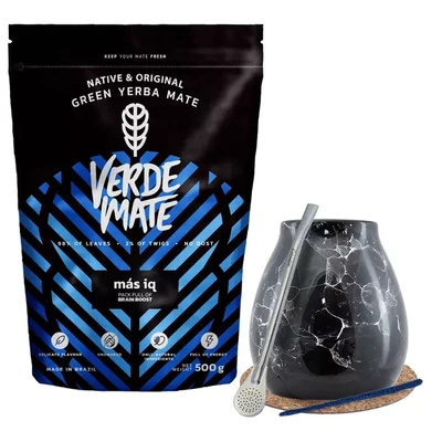 Yerba Verde Mate Mas IQ Startsæt 500g 0,5kg