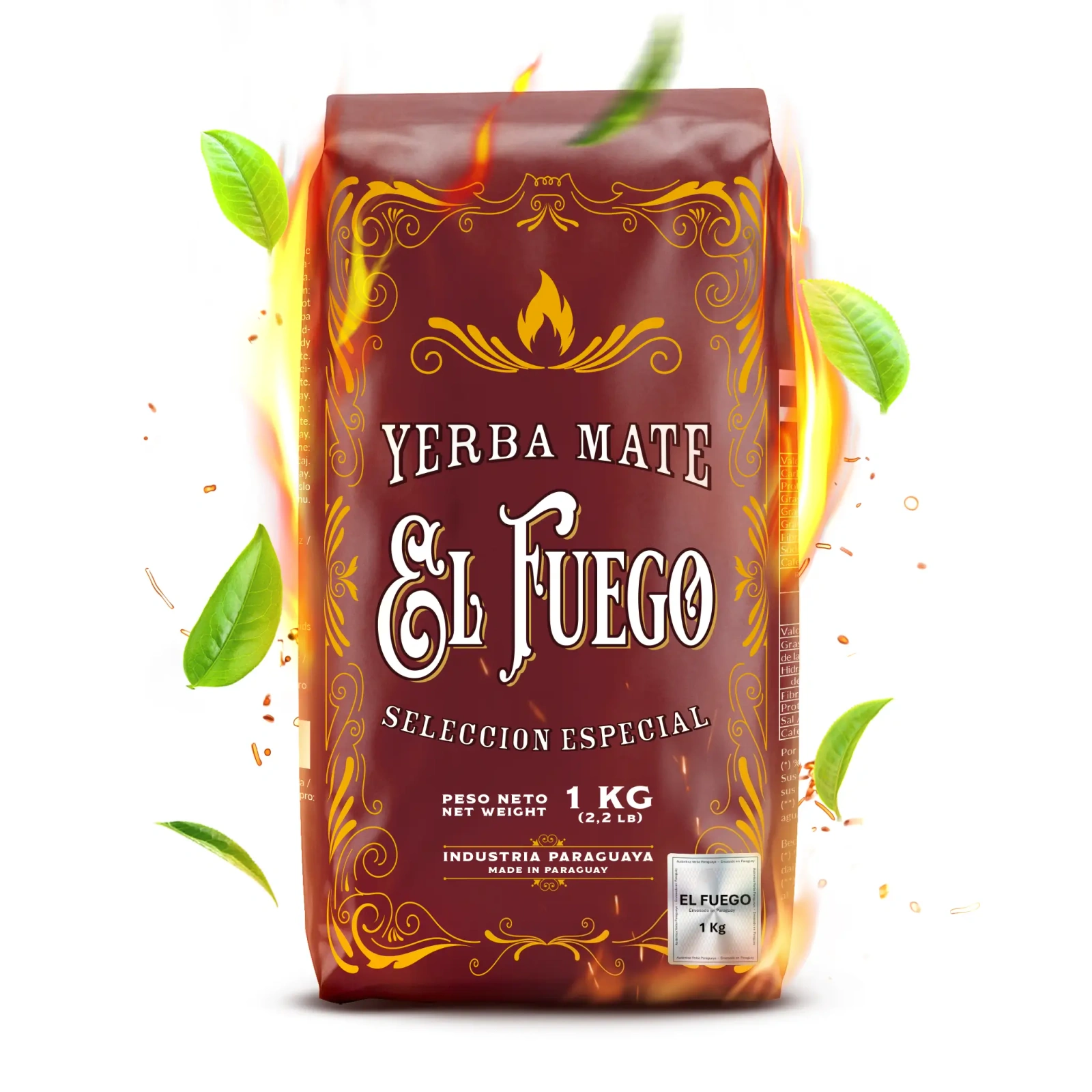Yerba mate El Fuego Elaborada