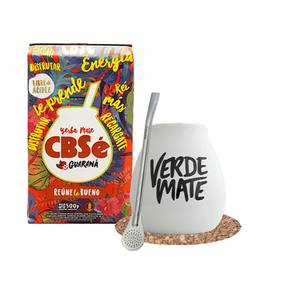 Yerba Mate CBSe Energia 500 g Matero Bombilla