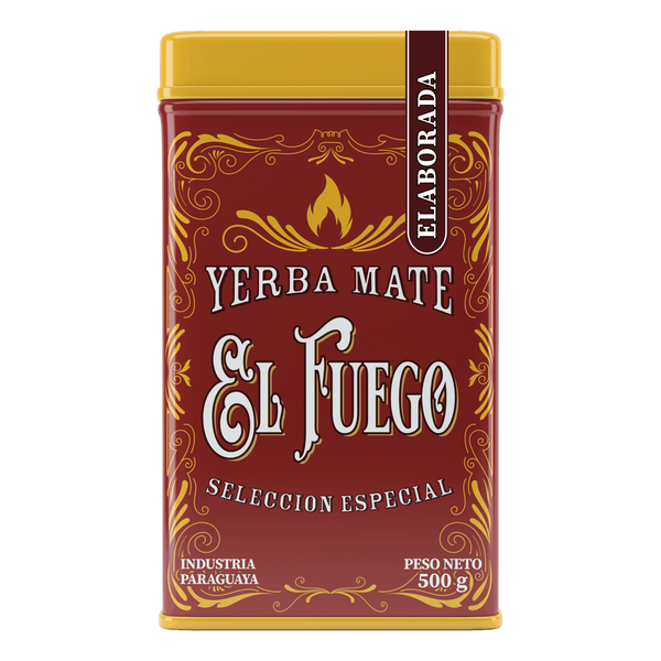 Yerbera - blikdåse + El Fuego Elaborada 0,5 kg 