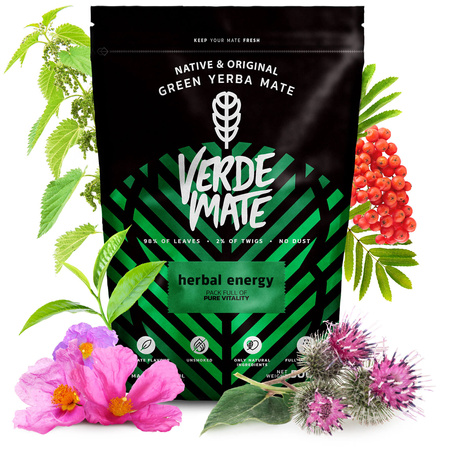 Yerba Mate-sæt Verde Mate Herbal Energy 500g + Verde Mate Cactus de juarez 500g