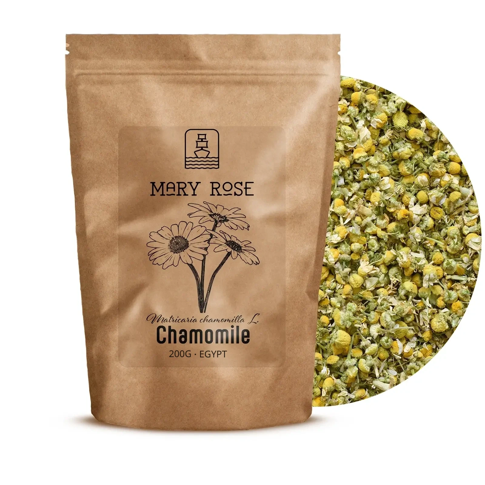 Mary Rose – tørrede kamilleblomster