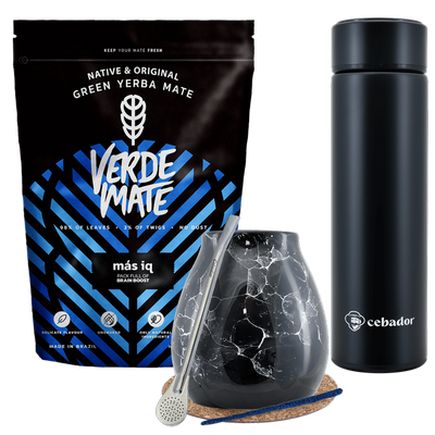 Yerba Verde Mate MAS IQ 500g termokande sæt 7.0