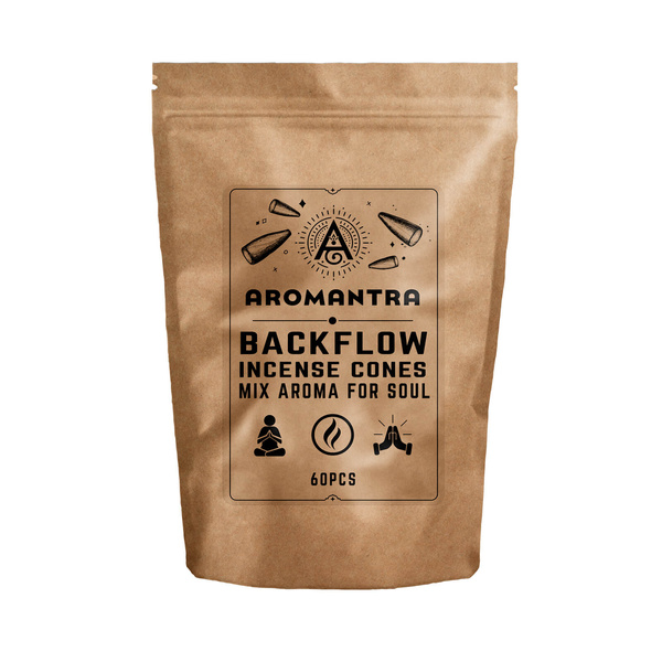 Tilbageflow røgelseskegler MIX (60 stk.)