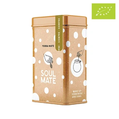 Yerbera – Metaldåse + Soul Mate Orgánica Siempre 0,5 kg