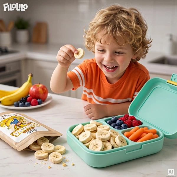 FiloLilo – Frysetørrede bananer (skiver) 100 g