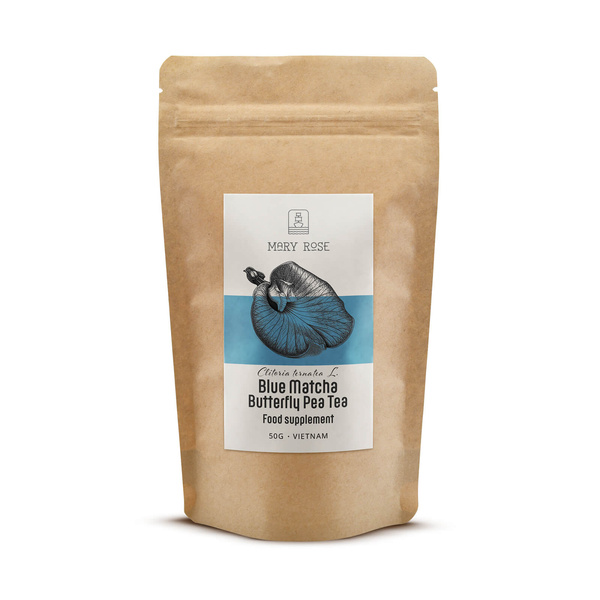 Mary Rose – Blue Matcha – Butterfly Pea Tea (pulver) 50 g