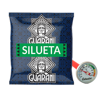 Analogt termometer + yerba mate 50g