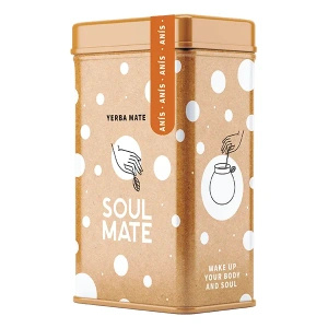 Yerbera – Metaldåse + Soul Mate Orgánica Anís 0,5 kg