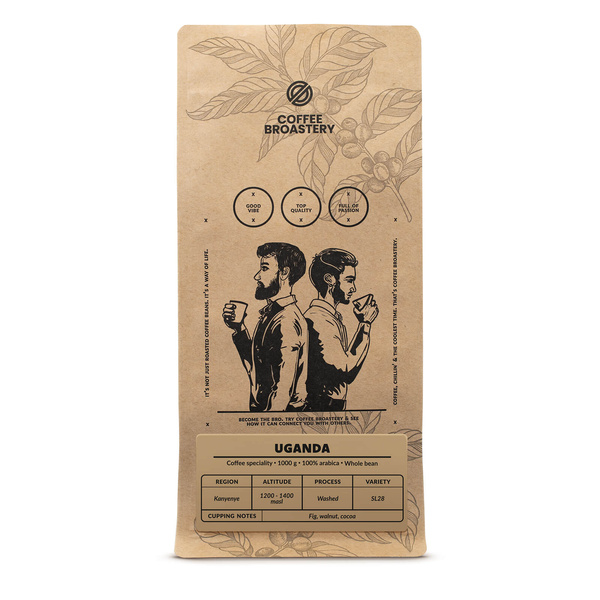 Bro Coffee Roastery - Helbønnekaffe Uganda Kanyenye Speciality 1kg