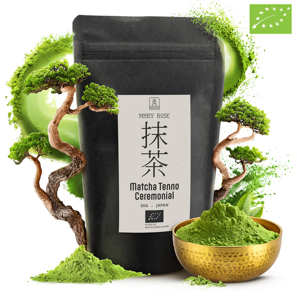Mary Rose – Japansk Matcha Tenno Grøn Te (BIO) Ceremoniel 30 g