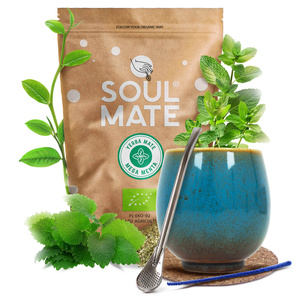 Yerba Mate Sæt Soul Mate 500g 0,5kg Kalabas + Bombilla