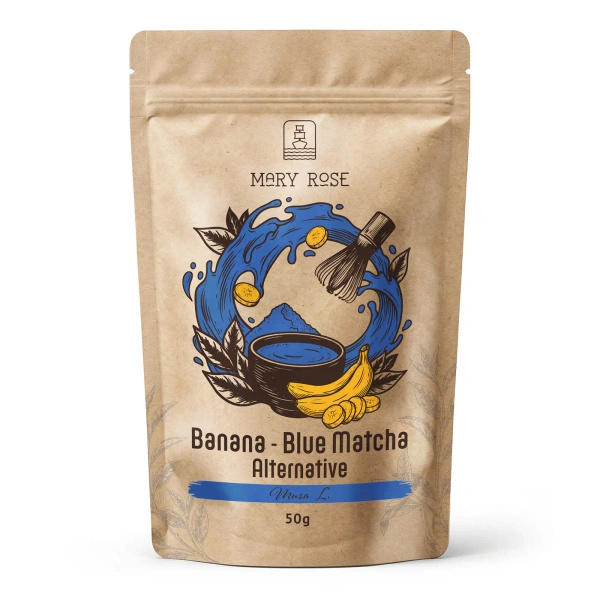 Mary Rose – Blue Matcha Alternative – Banan (pulver) 50 g