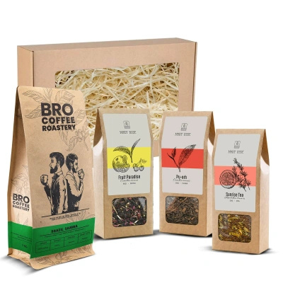 Gavesæt med kaffe fra Bro Coffee Roastery og te fra Mary Rose