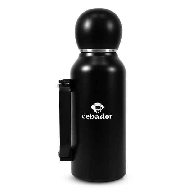 YerbaGo – Termokande med kalabas og bombilla 1,3 L – sort