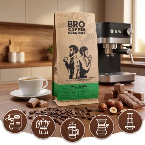Sæt Bro Coffee Roastery Brazil Samba + Brazil Cerrado 2x1kg (2kg)