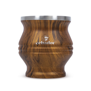 TermoColador – termokop til yerba mate – 190 ml (træfarve)