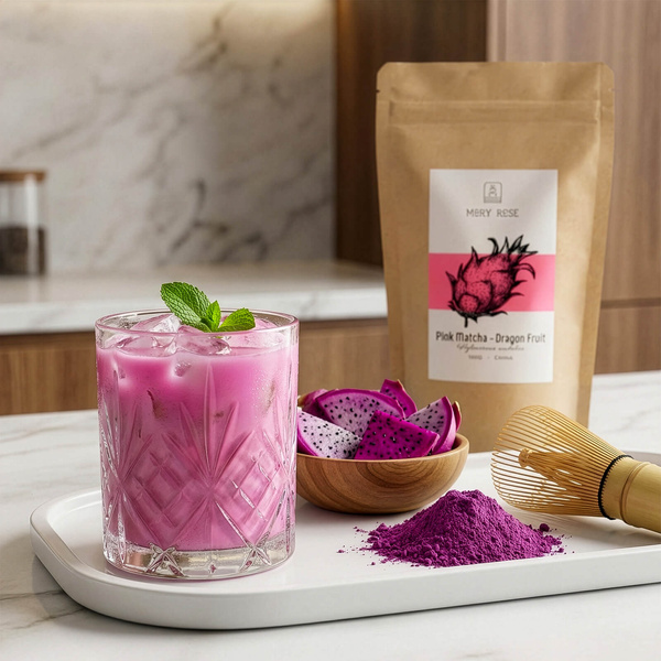 Mary Rose – Pink Matcha – Dragon fruit (pulver) 100 g