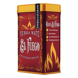 Yerbera – Metaldåse + El Fuego Energia Guarana 0,5 kg