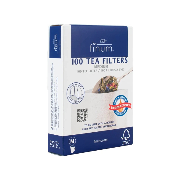 Tefiltre af papir - størrelse M (100 stk.)