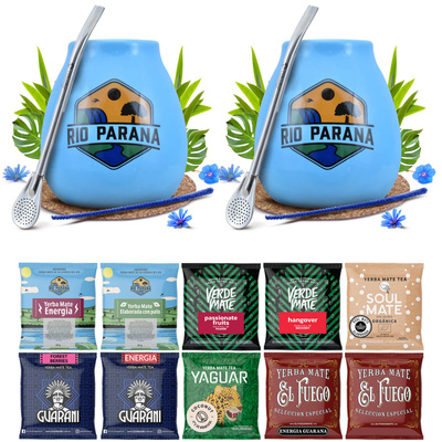 Yerba Mate Sæt TIL TO Kalabas Bombilla