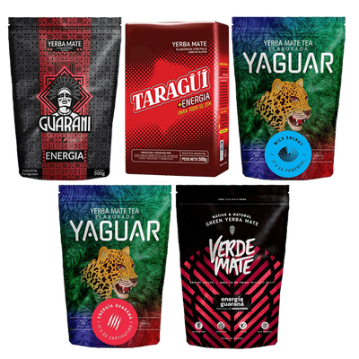 Yerba Mate Energia 5x0,5kg Forskellige mærker