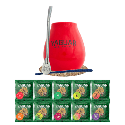 Yerba mate-sæt 10 x 50g