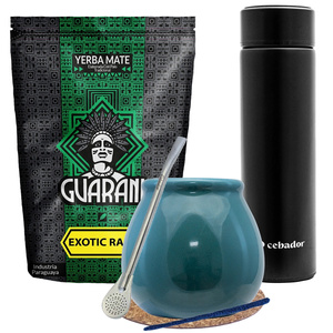 Sæt Yerba Mate Guarani Exotic 500g + termokande