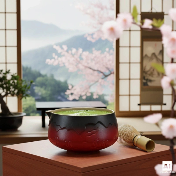 Sæt til brygning af matcha-te