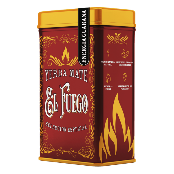 Yerbera – Metaldåse + El Fuego Energia Guarana 0,5 kg
